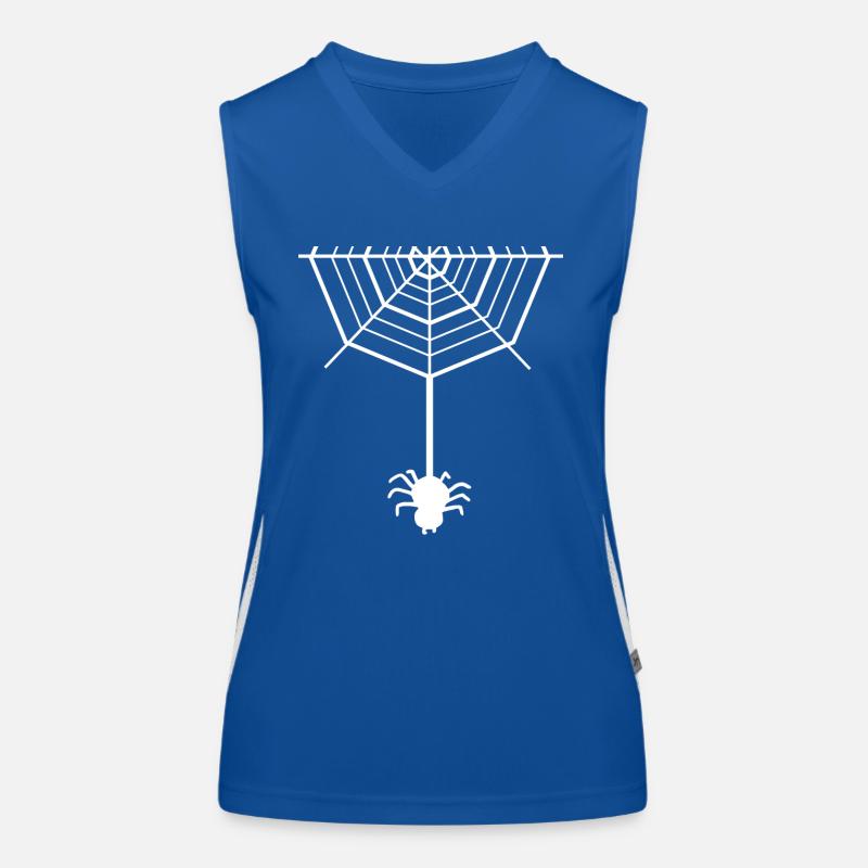 Spider - spiders - spider owner - spider web Women's Functional Contrast Tank Top