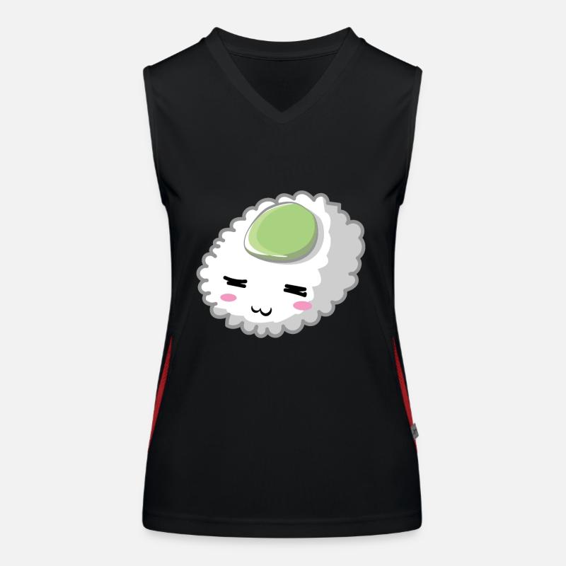 Wasabi Sushi Débardeur respirant contrasté Femme