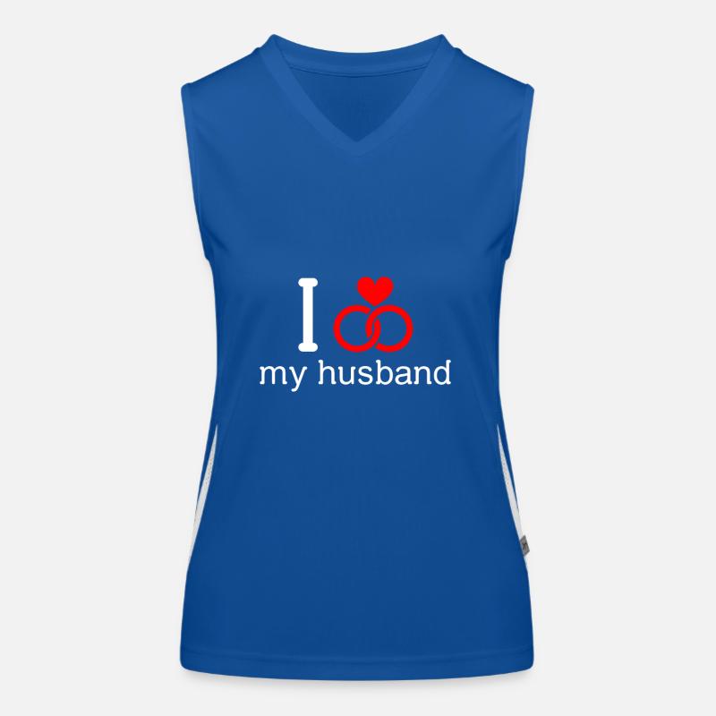 Ehemann Funktionelles Kontrast-Tank Top für Frauen