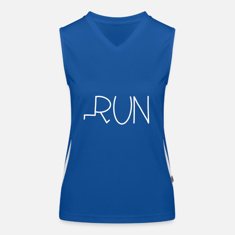 exécuter Débardeur respirant contrasté Femme