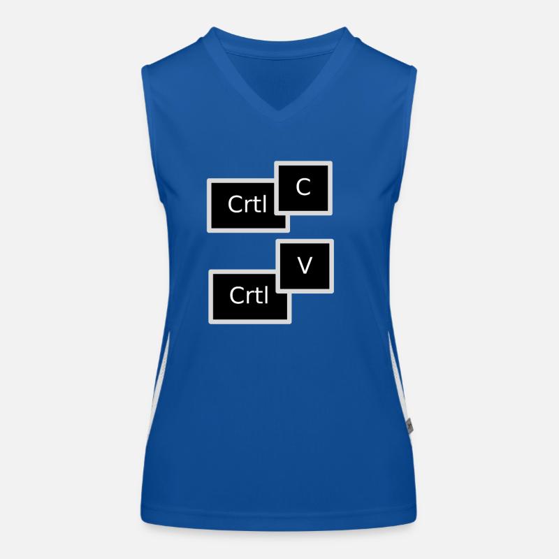Copy Paste Funktionelles Kontrast-Tank Top für Frauen