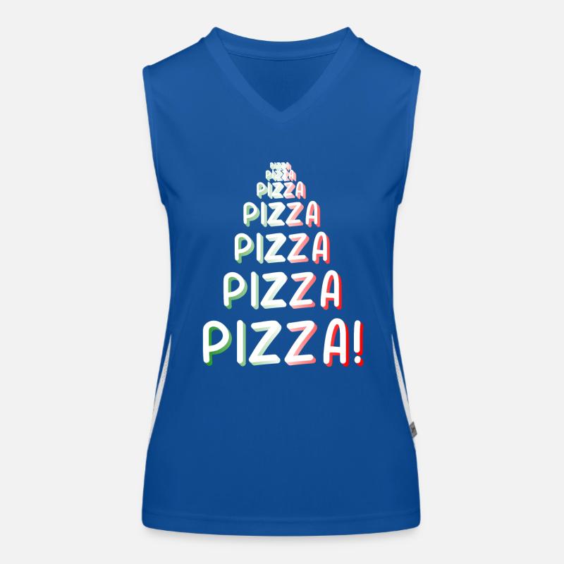 Pizza Pizza Pizza Women's Functional Contrast Tank Top