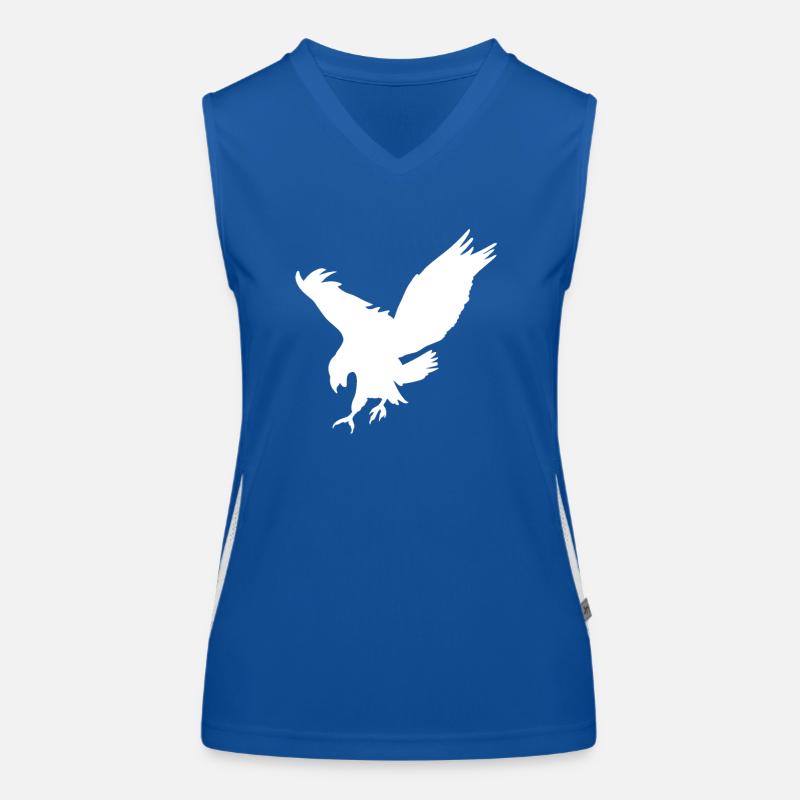 The white eagle Women's Functional Contrast Tank Top