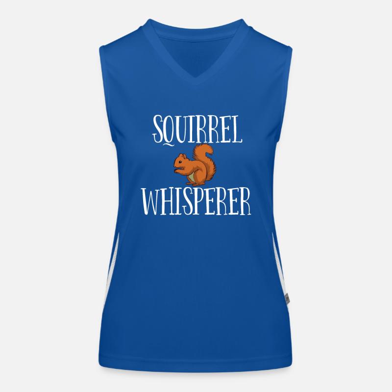 Eichhörnchen-Flüsterer Funktionelles Kontrast-Tank Top für Frauen