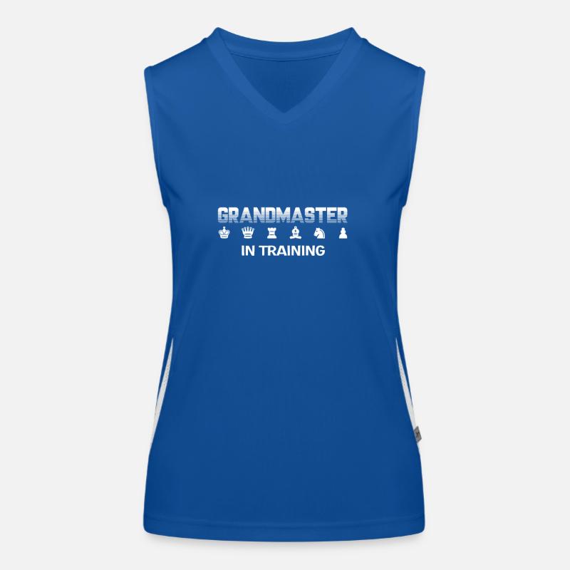 Chess Grandmaster in Training Women's Functional Contrast Tank Top