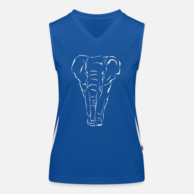 Éléphant blanc Débardeur respirant contrasté Femme
