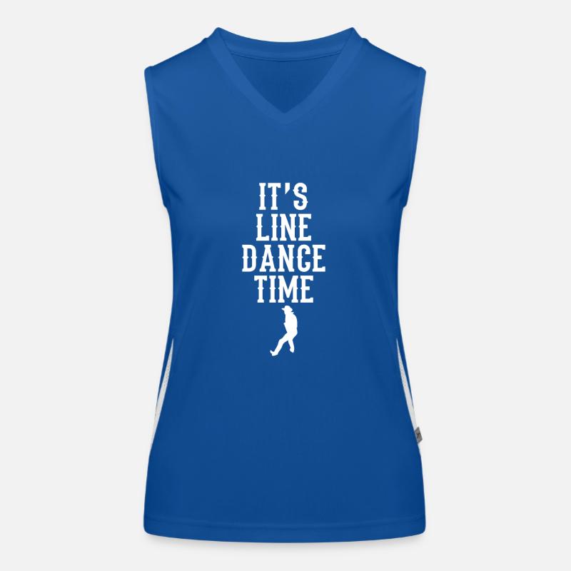 Linedance Line Dance Paartanz Westerntanz Geschenk Funktionelles Kontrast-Tank Top für Frauen