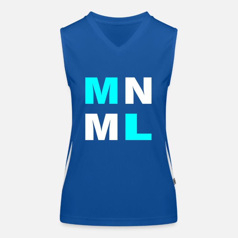 MNML minimal Débardeur respirant contrasté Femme