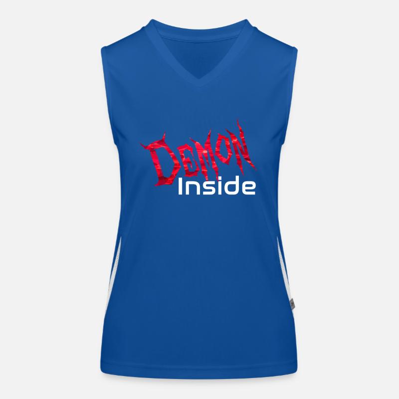 Demon Inside Women's Functional Contrast Tank Top