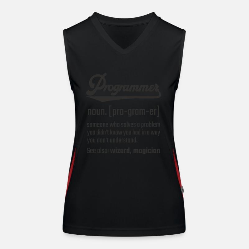Programmer programmer noun noun definition Women's Functional Contrast Tank Top