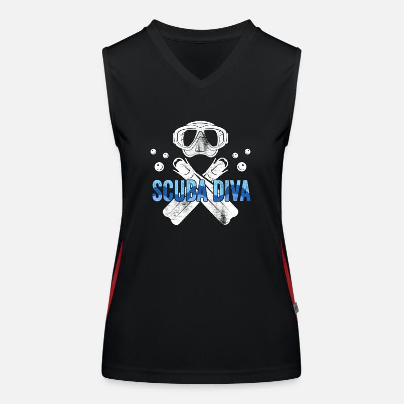 Scuba Diving Scuba Diva Women's Functional Contrast Tank Top
