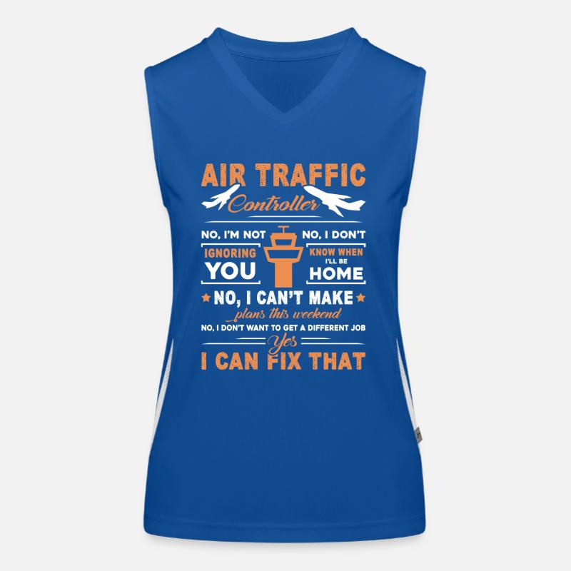 Air Traffic Controller Air Traffic Control Women's Functional Contrast Tank Top