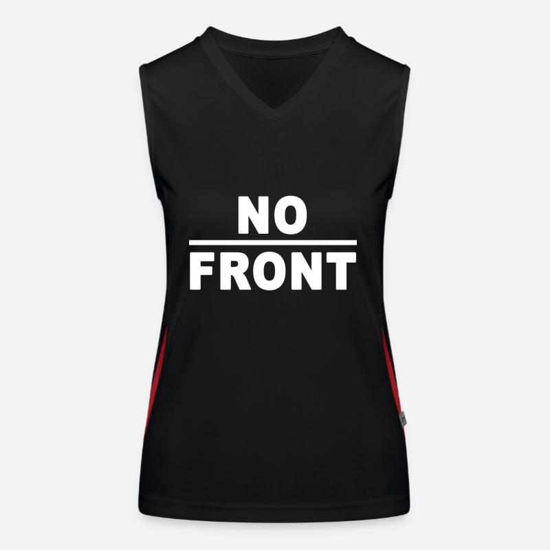 No Front Meme Allemagne drôles de tendances Internet Débardeur respirant contrasté Femme