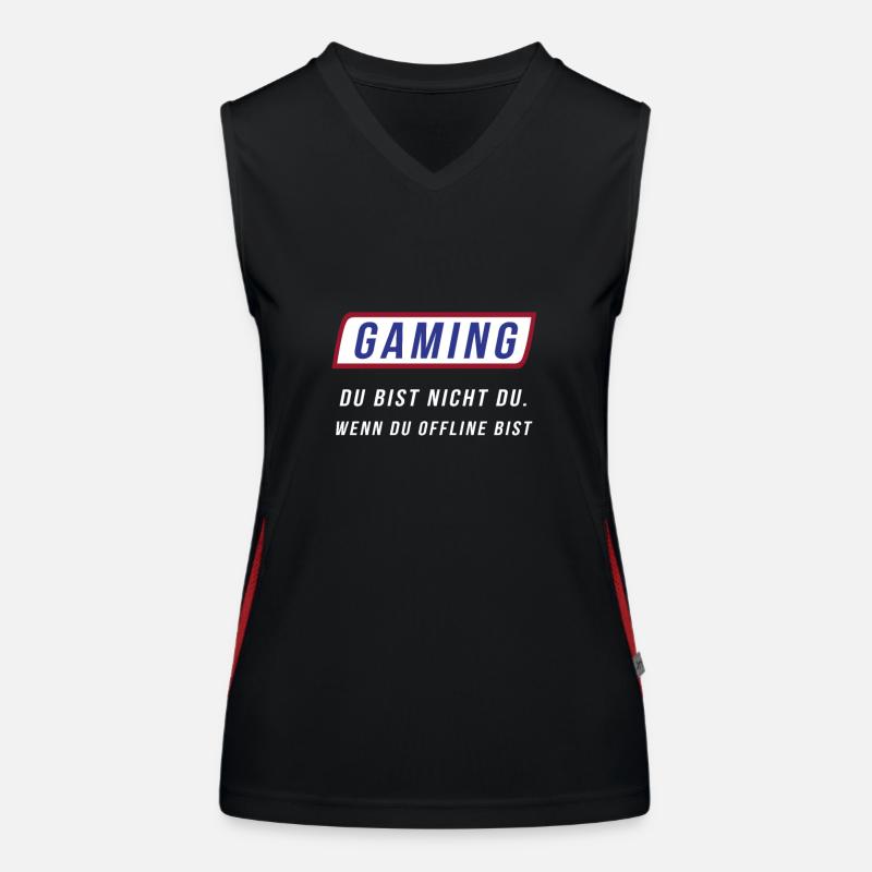 Tu n’es pas le jeu. Si vous êtes déconnecté Débardeur respirant contrasté Femme