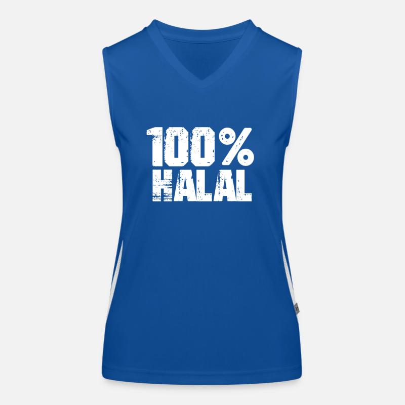 100 % halal Débardeur respirant contrasté Femme