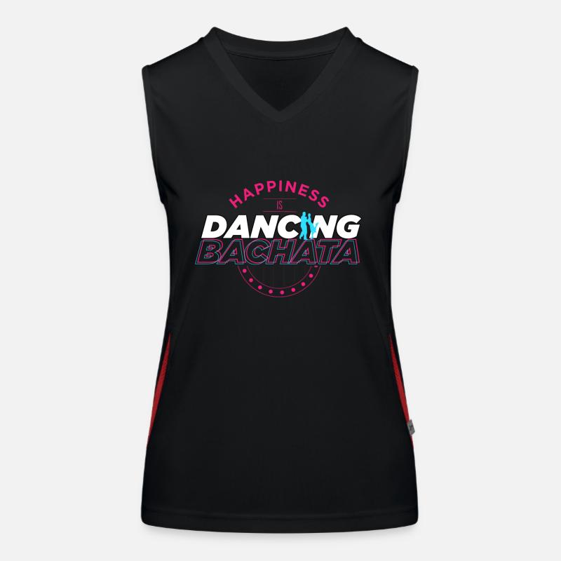 Bachata, Bachata bachata bday, tanz Funktionelles Kontrast-Tank Top für Frauen