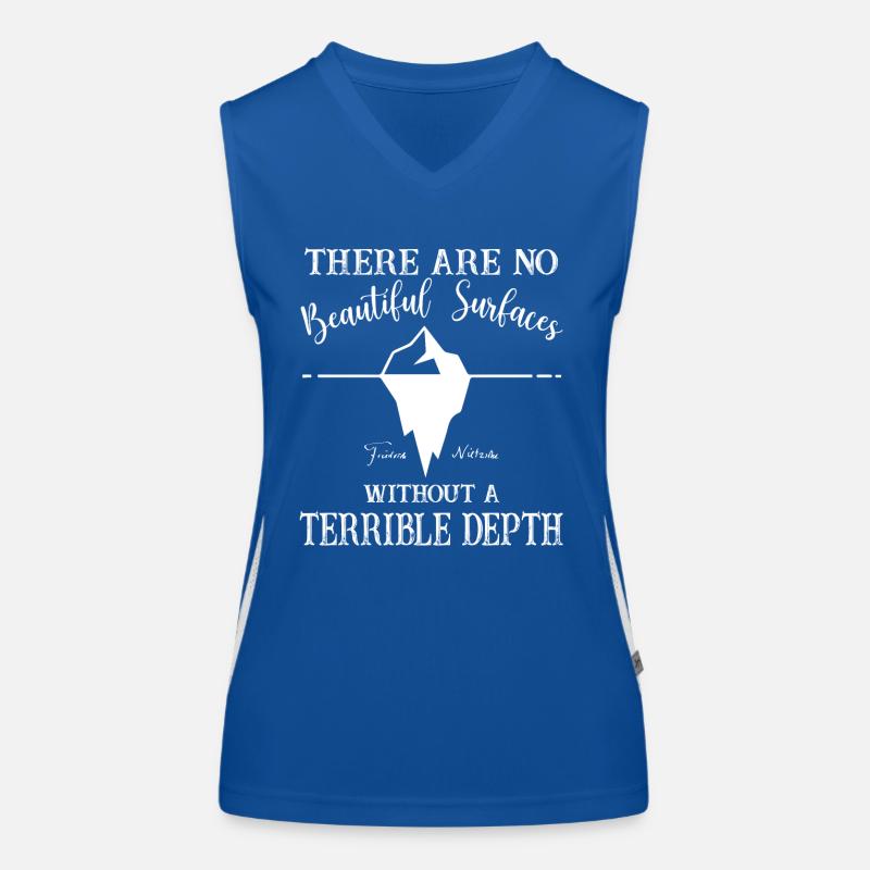 Terrible Depth | Nietzsche Women's Functional Contrast Tank Top