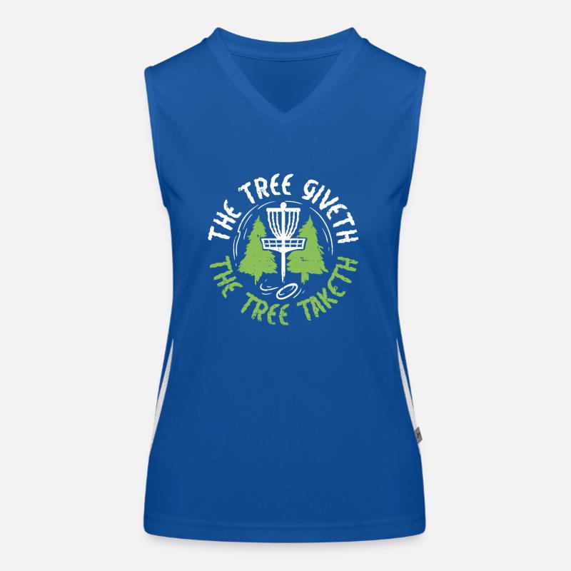 Disc Golf Funktionelles Kontrast-Tank Top für Frauen