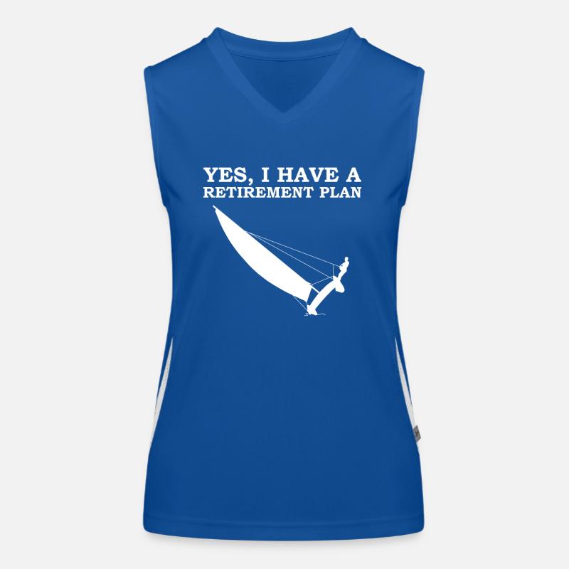 Plan de retraite: Catamaran Sailing Débardeur respirant contrasté Femme