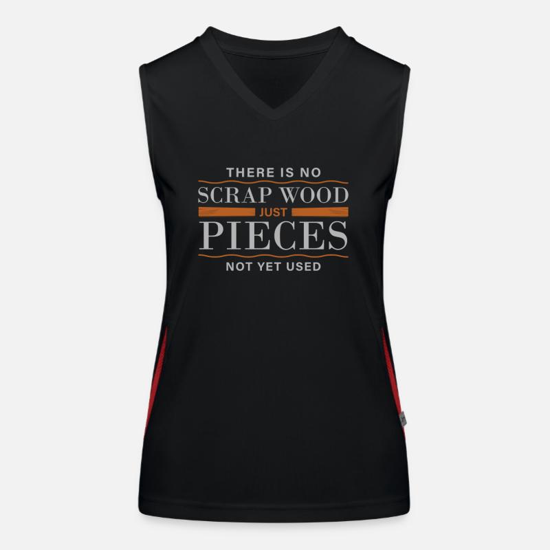Carpenter, joiner carpenter, carving, Women's Functional Contrast Tank Top