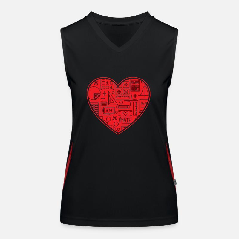 Math Mathematics Dear Mathematicians Women's Functional Contrast Tank Top