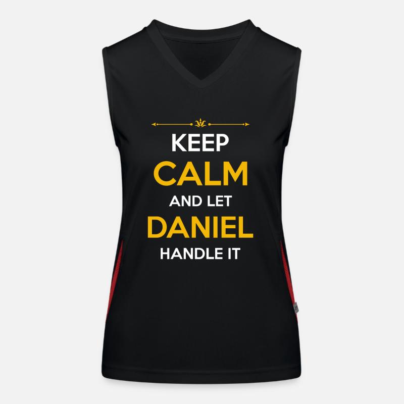 Daniel Name Gift Women's Functional Contrast Tank Top