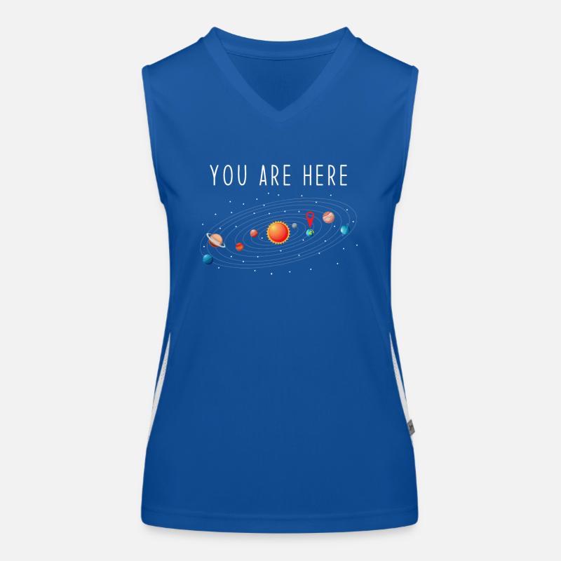 Système solaire Débardeur respirant contrasté Femme