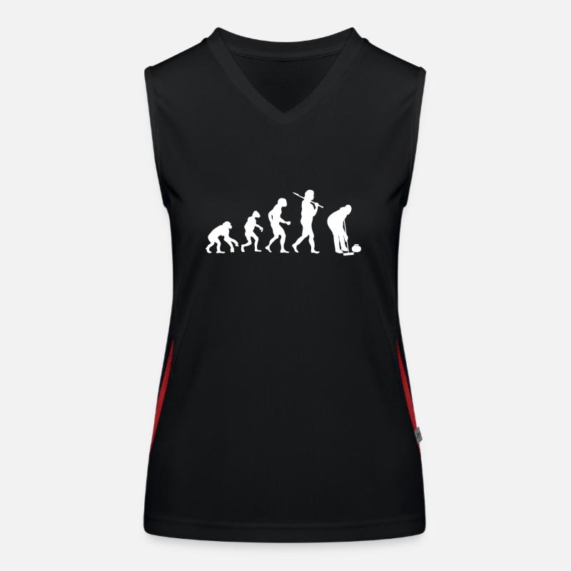 Evolution Curling Débardeur respirant contrasté Femme