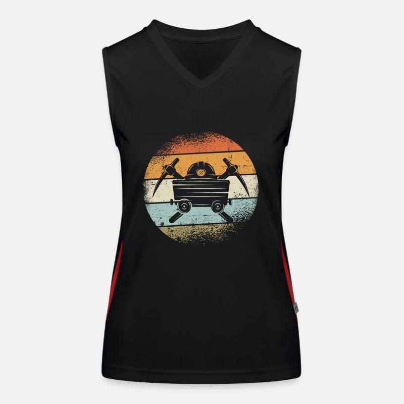 mining Women's Functional Contrast Tank Top