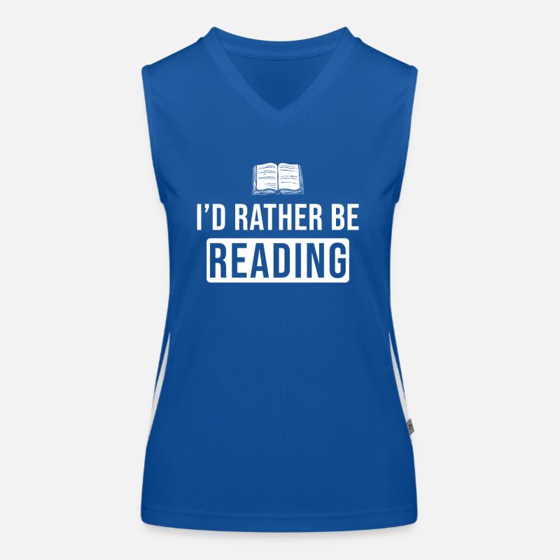 Lesen Hobby Geschenk Buch Spruch Funktionelles Kontrast-Tank Top für Frauen