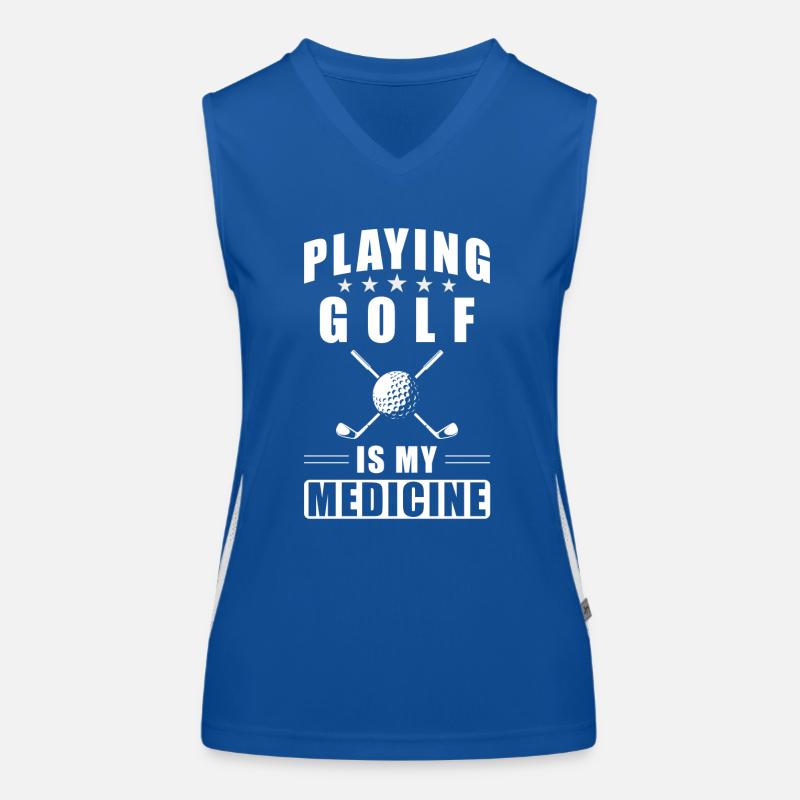 Golfe Débardeur respirant contrasté Femme