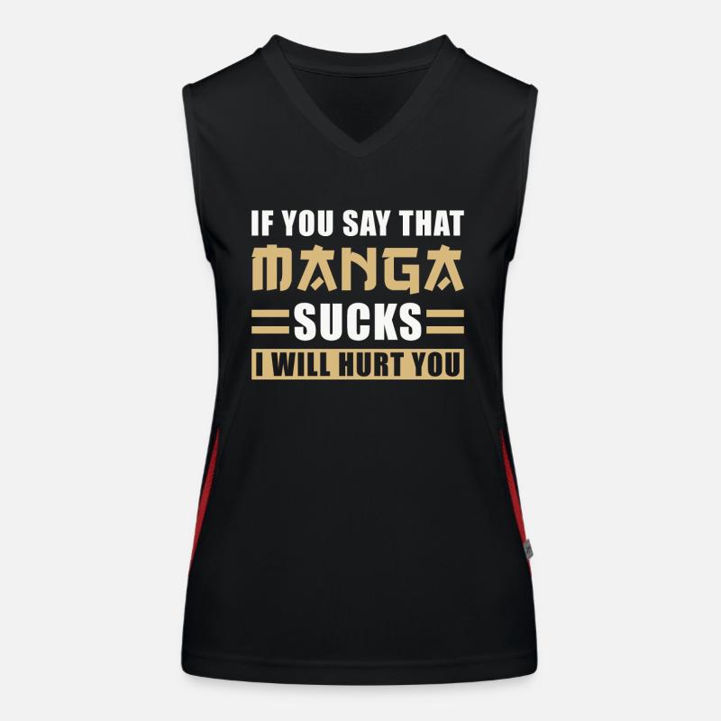 Manga Women's Functional Contrast Tank Top