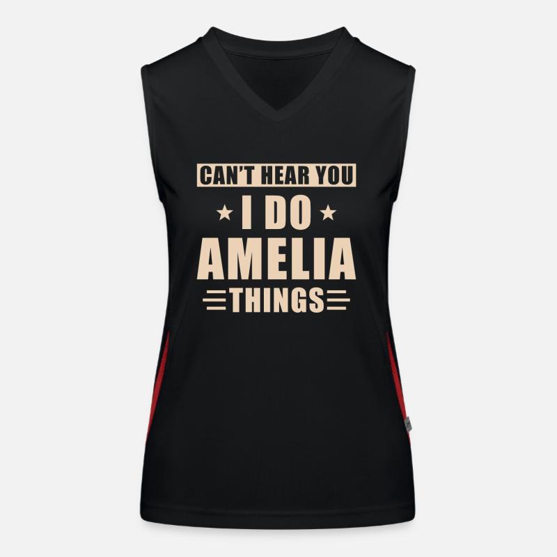 Amelia choses Débardeur respirant contrasté Femme