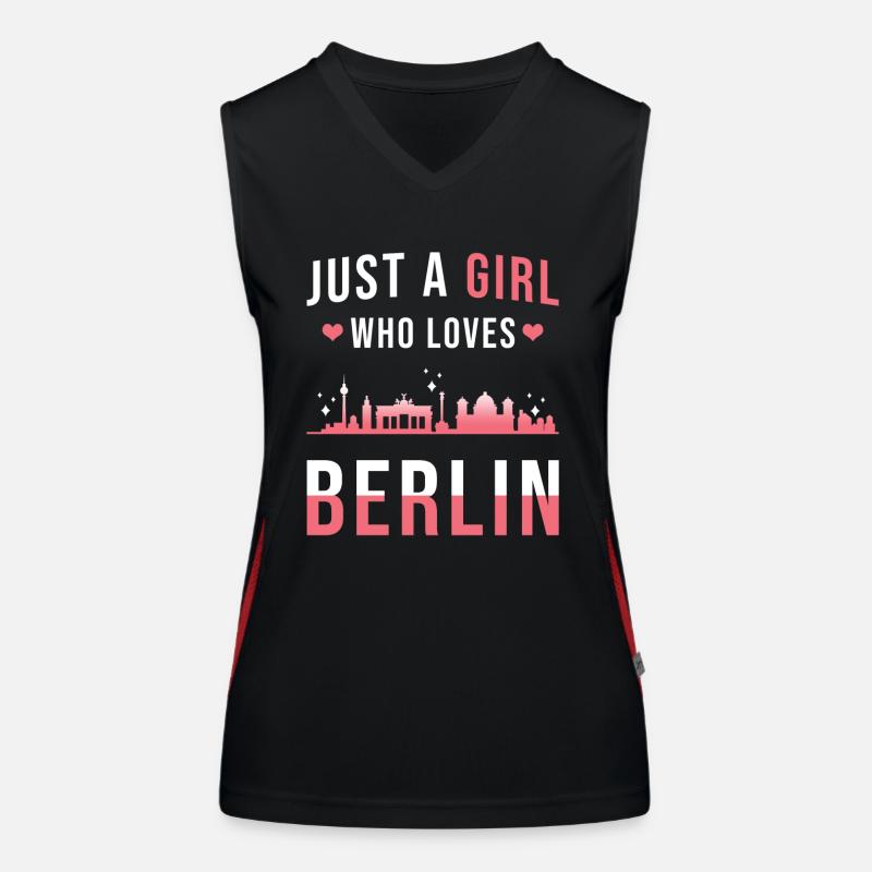 Berlin Débardeur respirant contrasté Femme