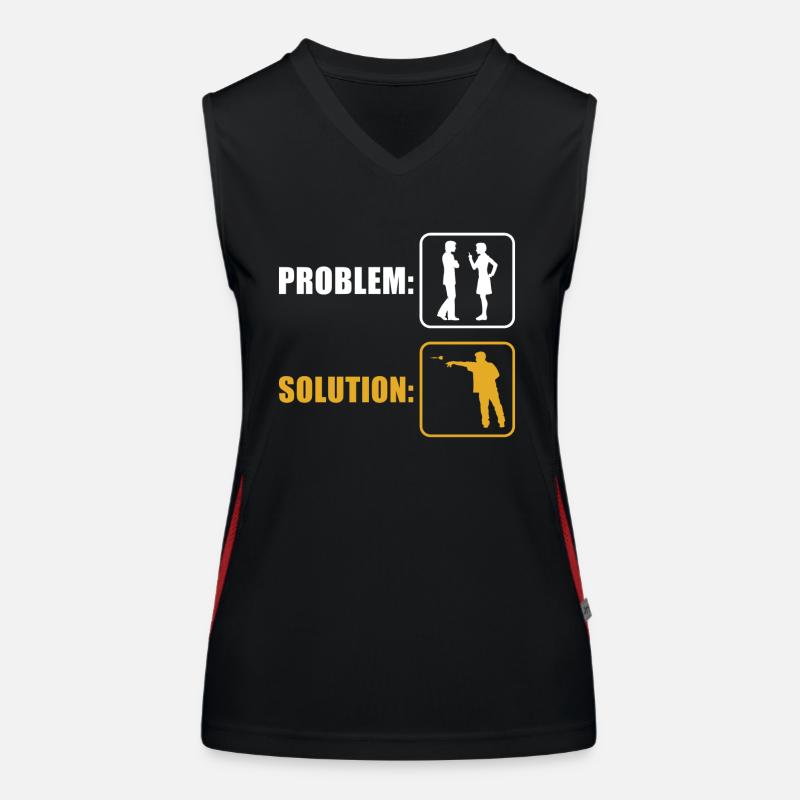 Dart Funktionelles Kontrast-Tank Top für Frauen