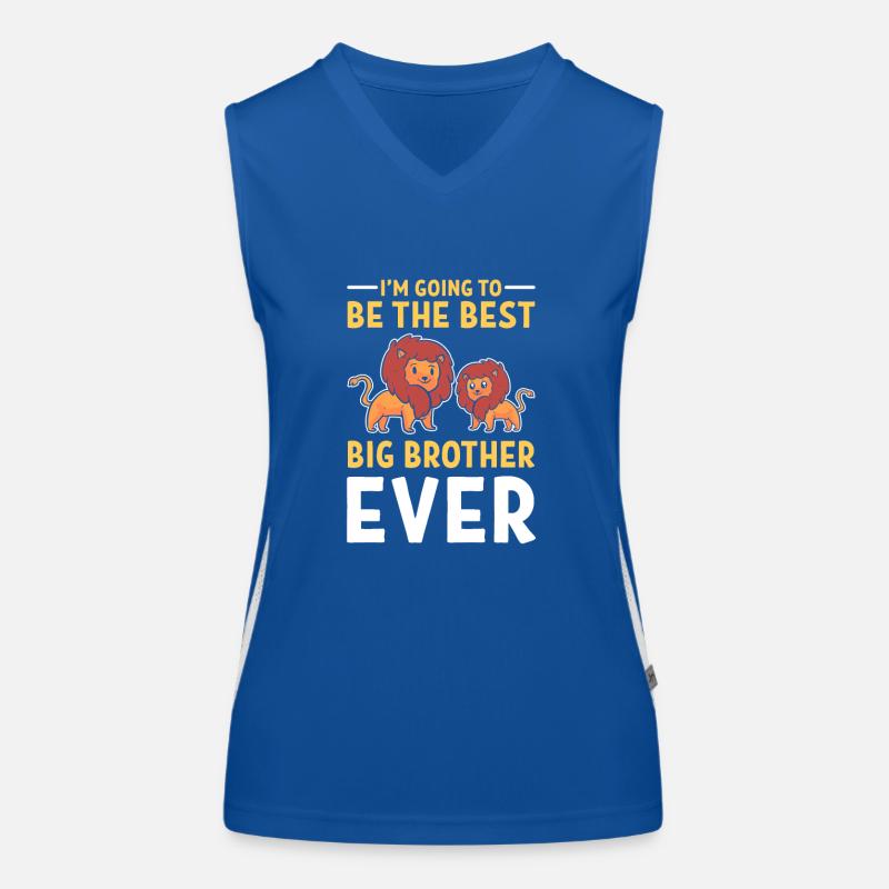 Ich werde der beste große Bruder aller Zeiten Funktionelles Kontrast-Tank Top für Frauen