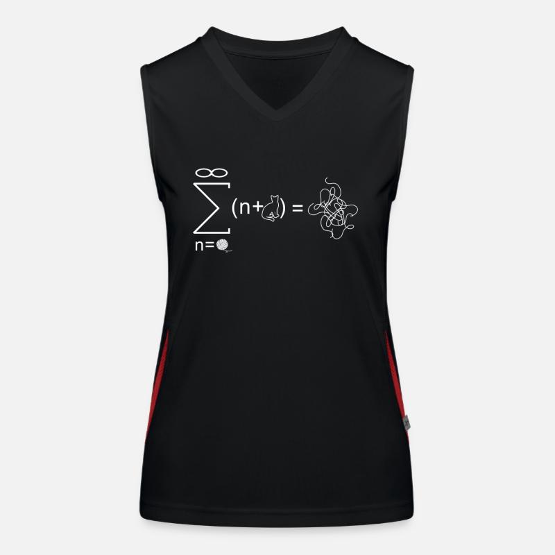 Stringtheorie Physiker Physik Geschenk Funktionelles Kontrast-Tank Top für Frauen