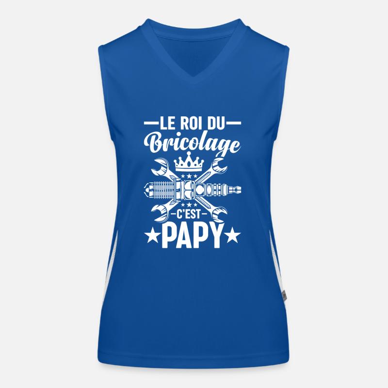 Le Roi Du Bricolage C'est Papy Débardeur respirant contrasté Femme