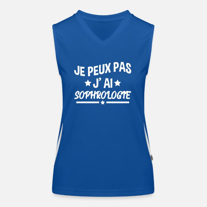Je Peux Pas J'ai Sophrologie Débardeur respirant contrasté Femme