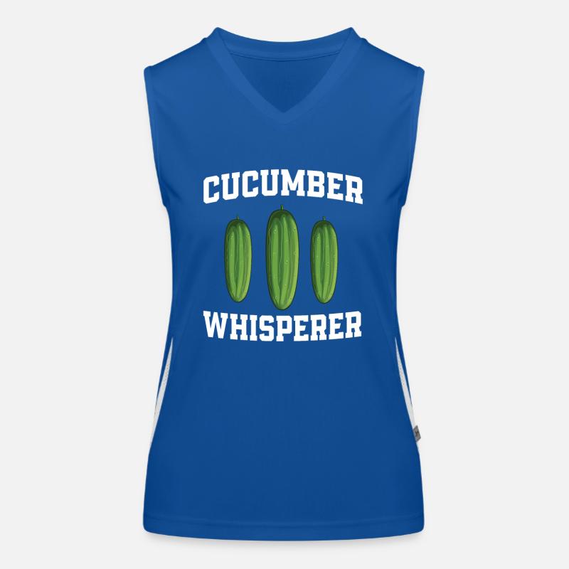 Gurken Flüsterer Funktionelles Kontrast-Tank Top für Frauen