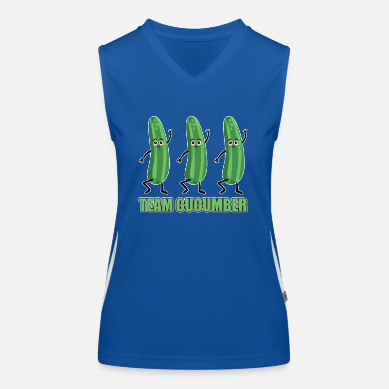 Équipe Concombre Débardeur respirant contrasté Femme