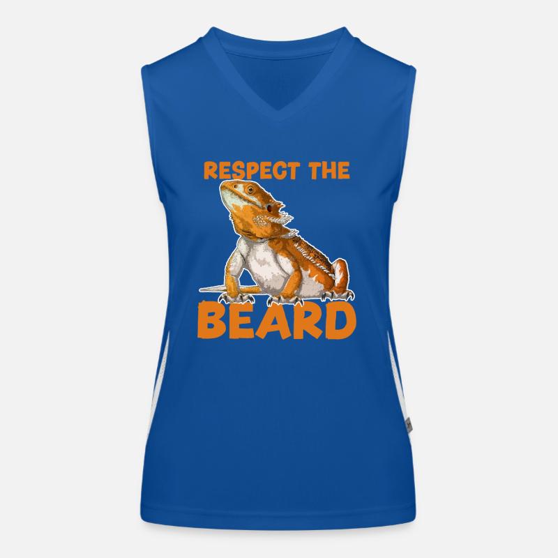 Dragon barbu - Respectez la barbe Débardeur respirant contrasté Femme