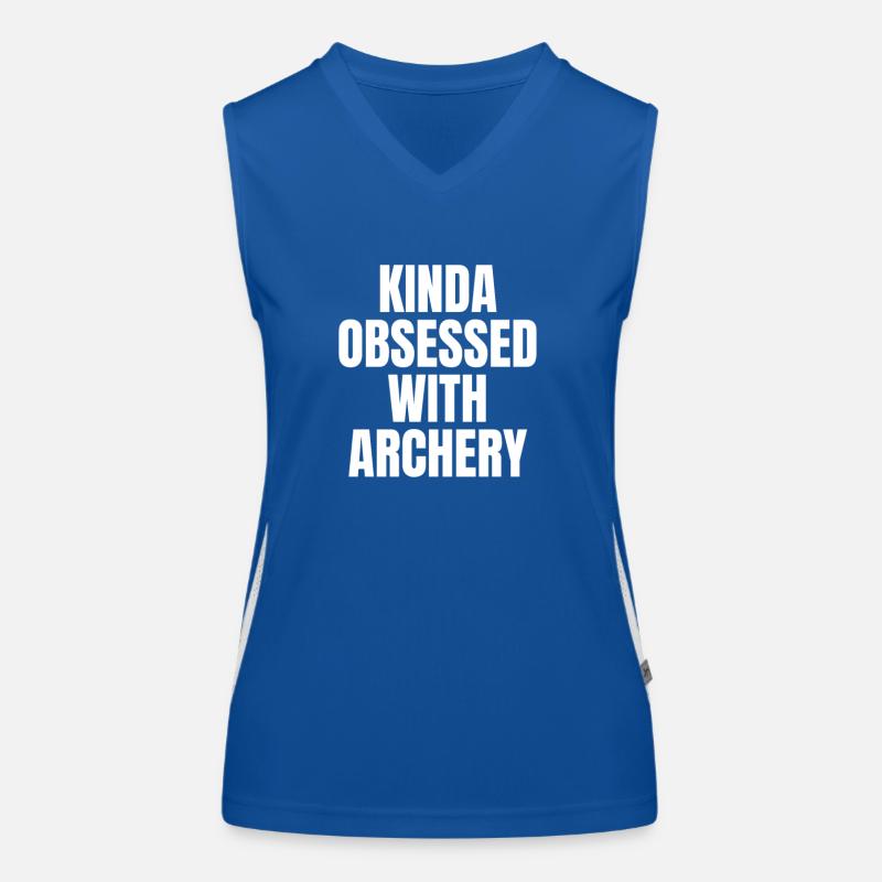 KINDA OBSESSDD WTIH SHOOTING ARROWS Funktionelles Kontrast-Tank Top für Frauen