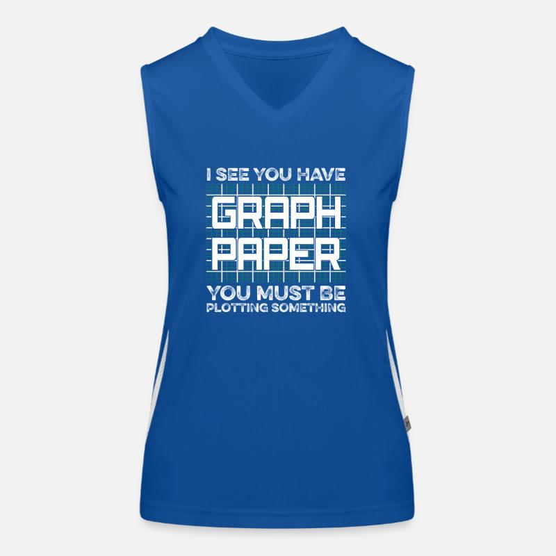 Funny Math Art Mathematics Student Math Lover Pun Women's Functional Contrast Tank Top