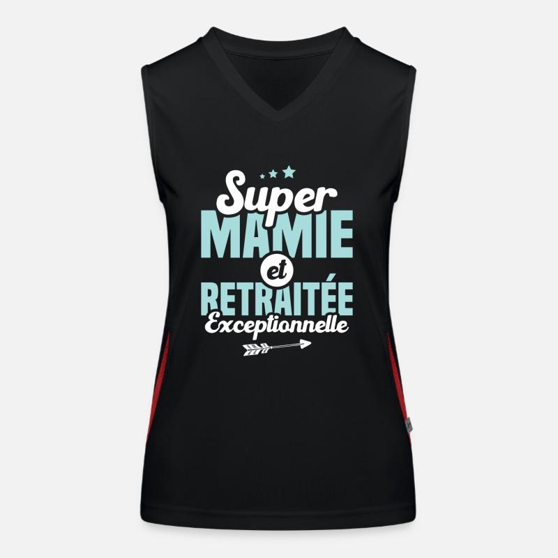 Super mamie et retraitée exceptionnelle Débardeur respirant contrasté Femme