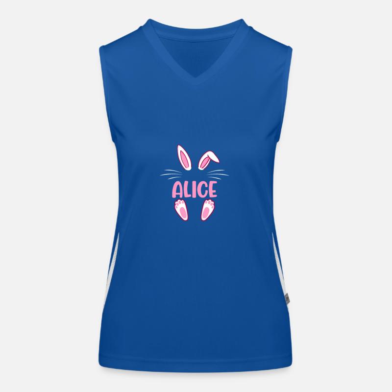 ALICE Easter Women's Functional Contrast Tank Top