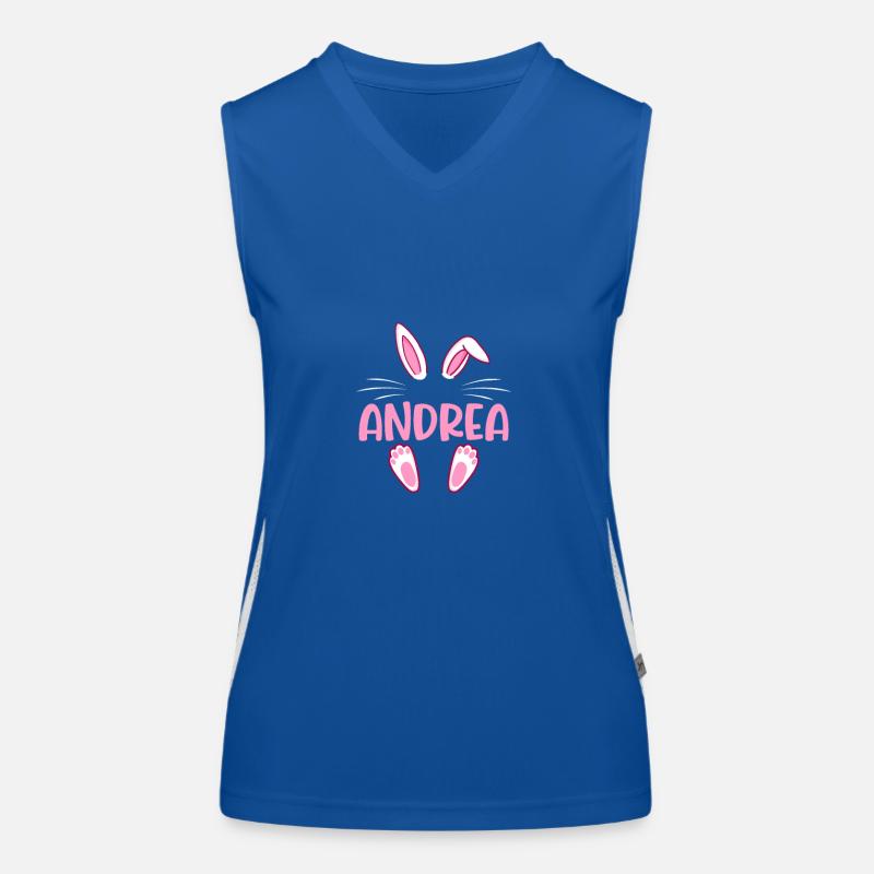 ANDREA Easter Funktionelles Kontrast-Tank Top für Frauen