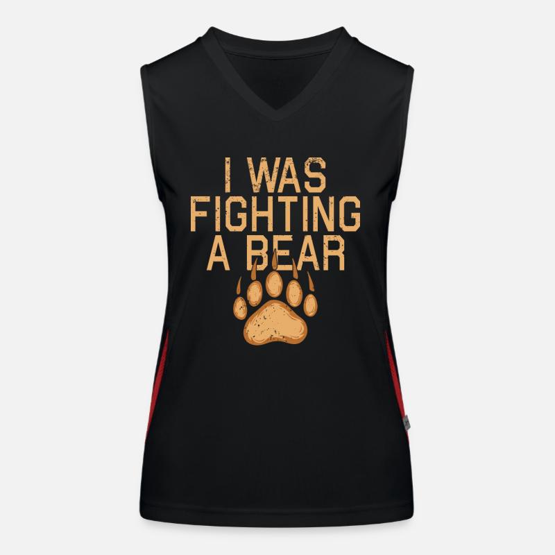 Bears Brown Bear Polar Bear Bear Women's Functional Contrast Tank Top