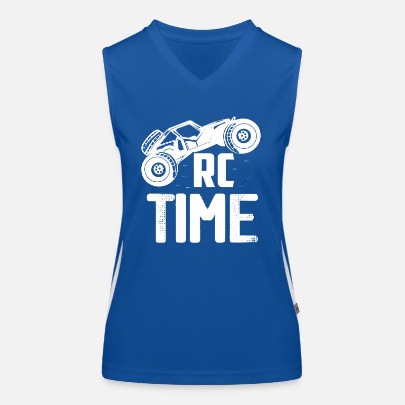 RC Time Remote Control Model Car Funktionelles Kontrast-Tank Top für Frauen