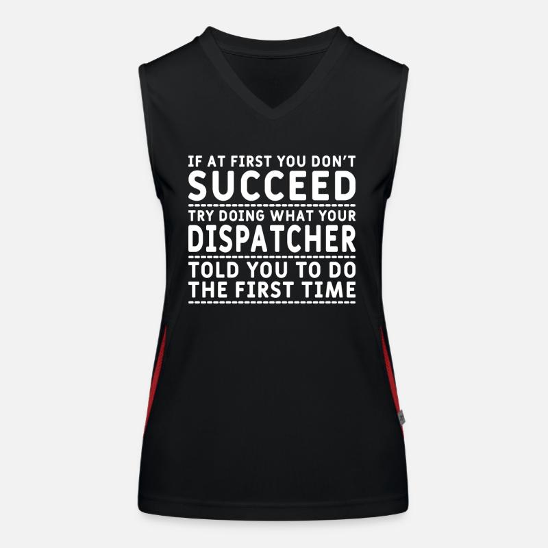 Spediteur Spedition Speditionskaufmann Dispo Funktionelles Kontrast-Tank Top für Frauen